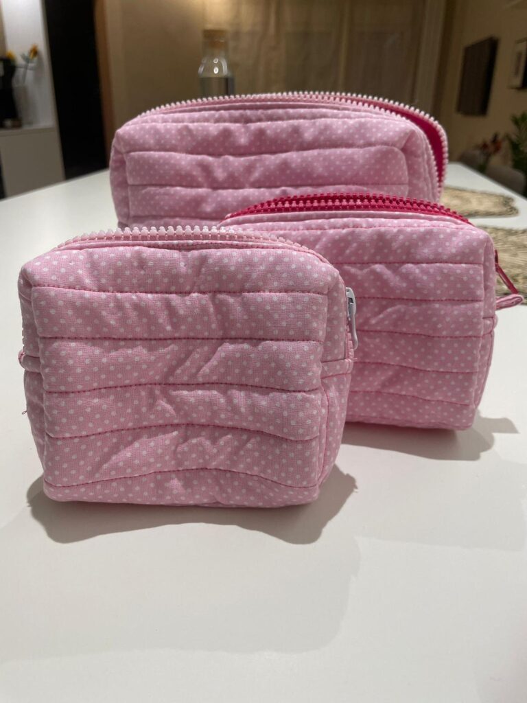 3 NECESERES ROSA